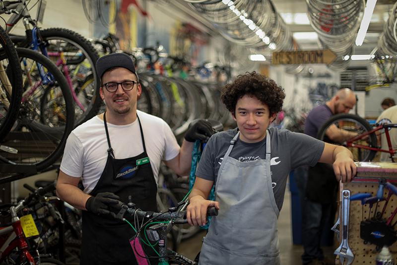 Youth Education  at  SLC Bicycle Collective: Build Bikes, Build Community