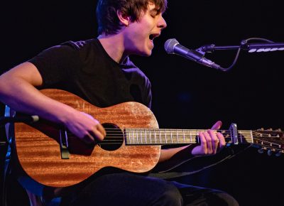 Jake Bugg onstage at The State Room. Photo: Lmsorenson.net