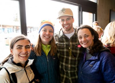 Laura, Zoe, Mike and Maya really love fighting climate change and "Here We Go Again" by OK Go. Photo: Lmsorenson.net