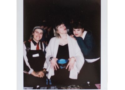 A quick polaroid with Adult Mom and And The Kids after the show.