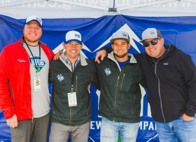 The UTOG (Utah Ogden Brewing) crew make their debut entrance at this year's festival, talking about all the goodies they expect in years to come. Photo: Talyn Sherer