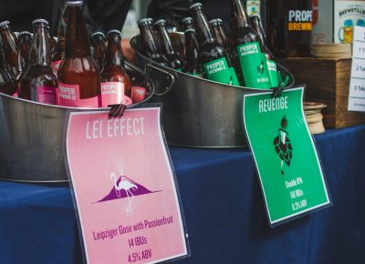 Proper Brewing has tweaked the recipe of their Lei Effect since the first batch to help give it the kick that we now all know and love. Photo: Talyn Sherer