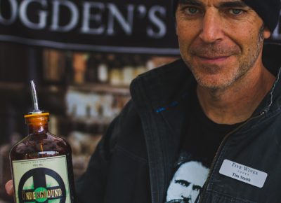 Tim Smith of Ogden’s Own showcases the Underground herbal spirit that has quickly made its way to the top shelf. Photo: Talyn Sherer