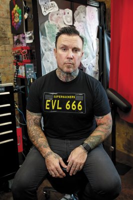 Rich D of Big Deluxe Tattoo. Photo: John Barkiple