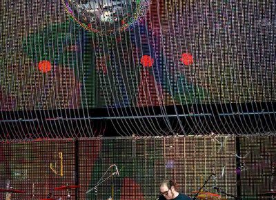 DJ B|_ank keeps the crowd entertained before Flaming Lips. Photo: ColtonMarsalaPhotography.com