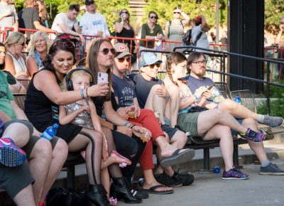 Fans snap a photo before The Flaming Lips. Photo: ColtonMarsalaPhotography.com