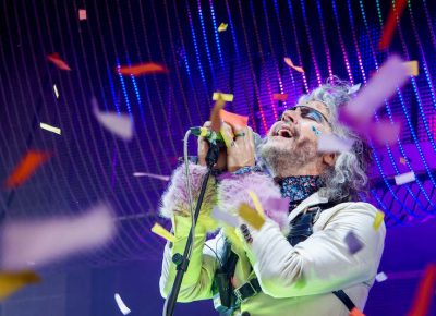 Wayne Coyne of The Flaming Lips takes the stage and confetti flies wild. Photo: ColtonMarsalaPhotography.com