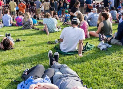 Twilight-goers relax and chill in the summer sun. Photo: ColtonMarsalaPhotography.com