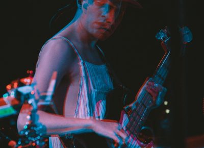Jack-of-all-trades Yonatan Kahn supporting Still Woozy on guitar, bass, and synth. Photo: Matthew Hunter