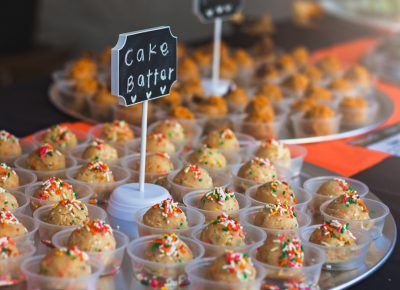 The cake batter dough balls by Dough Co. kept us coming back for seconds and thirds. Photo: Talyn Sherer