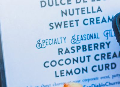 A lemon curd filling goes great with any San Diablo Churro. Photo: Talyn Sherer