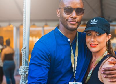 (L–R) Donald Cherry and Chelsea Ericksen talked about previous years' events and how it continues to evolve into greater and greater things. Photo: Talyn Sherer