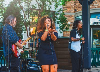 The live music of Tastemakers created an upbeat atmosphere throughout the two-day event. Photo: Talyn Sherer