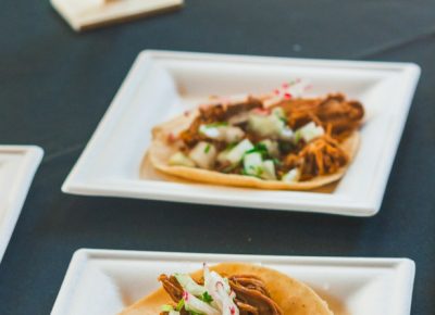 Rio Grande gave us a selection of tacos from veggie to pork street tacos. Photo: Talyn Sherer
