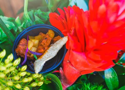 Rico Cocina y Tequila Bar showcased their Pork al Pastor served with grilled pineapple and micro greens. Photo: Talyn Sherer