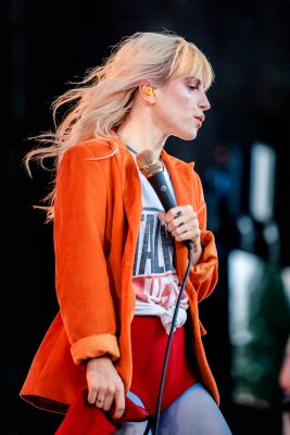 The energetic performance of Paramore’s Hayley Williams only slows for the brief, softer connections with the audience. Photo: Lmsorenson.net