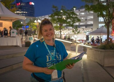 Craft Lake City Ticketing and Assistant Finance Manager, Lindsey Wing wandered far and wide during the festival. She was spotted by each gate and up in the Google Fiber STEM building.