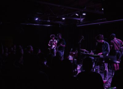 Even in Urban Lounge’s low light, it was impossible to miss Damon McMahon’s facially expressive singing.