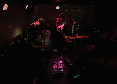 The band getting loud during a few songs from Threads.