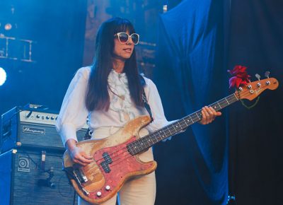 Paz Lenchantin keeps her cool while performing “Wave of Mutilation.”