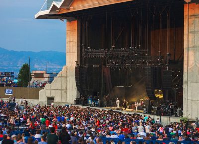 Nestled against the mountainous backdrop USANA, proves to be the perfect host for Weezer and The Pixies.