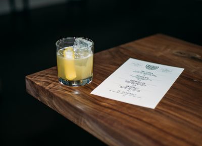 A fresh take on a classic cocktail, the Penicillin, which features scotch, honey and ginger. Photo: @clancycoop
