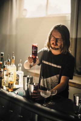 As Crybaby Bitters, Cody Kirkland has innovated a fruit punch bitters for fun, straightforward cocktails across the board—but feel free to get fancy with ’em! Photo: Chad Kirkland