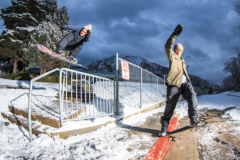 Snow Photo Feature: Sam Taxwood & Spencer Shubert