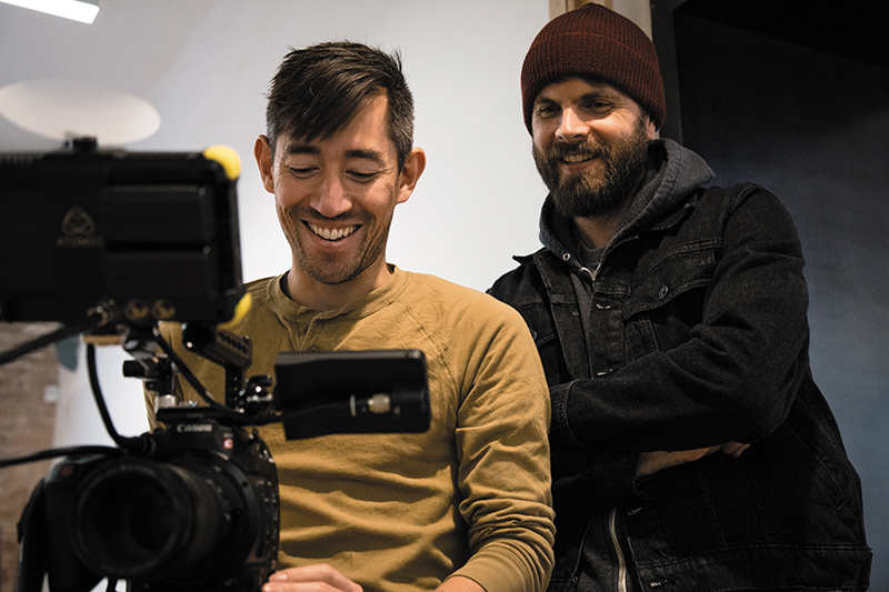 (L–R) Kenny Riches and Matt Wigham seek to empower independent filmmakers via their film-production company, Dualist, in Utah and beyond. Photo: Matthew Hunter