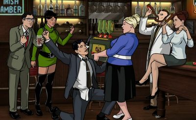 Still of characters in Archer TV show