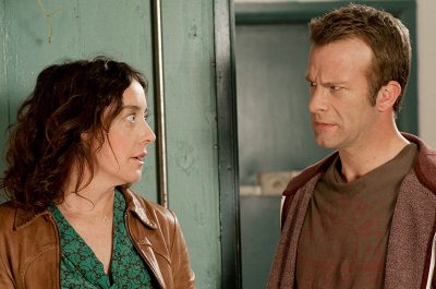 Still of Jane Adams (left) and Thomas Jane (right) in Hung TV show