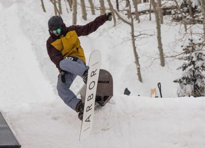 Austin Breen during men's open snow.