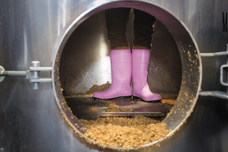Pink Boots Society promotes the brewing of beer by women in the craft beer industry. Photo: Bryan Butterfield