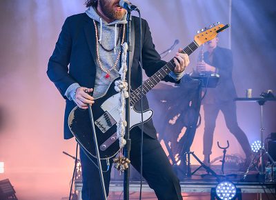 Nick Murphy's stage presence matched his high-energy music.