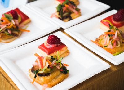 Eva Small Plates didn’t pull any punches with their take on a bahn mi and a raspberry éclair.