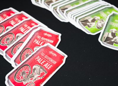 Squatters created some special brew stickers so you can enjoy your beer anywhere, anytime.