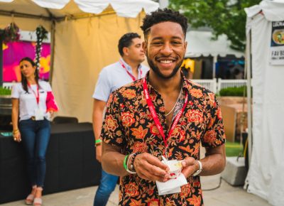 Wayne Sellers came out to Tastemakers for the first time to enjoy the flavors the featival had to offer.