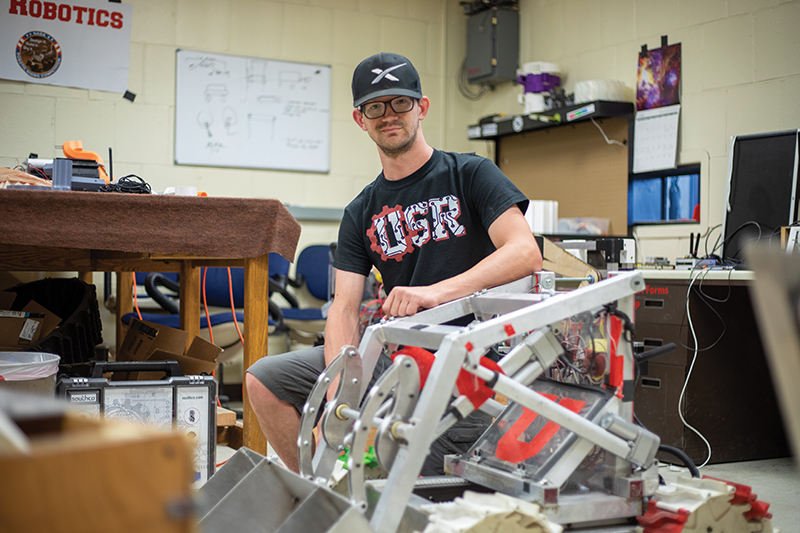 David Purcell of Utah Student Robotics