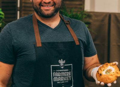 Andrew Corrao is the head chef and owner of Streusel SLC.