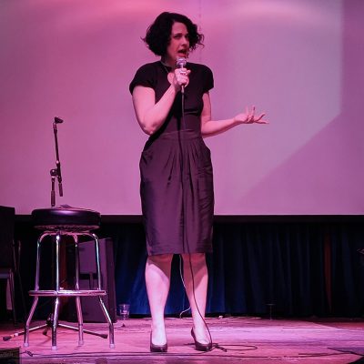 On stage, Rothenberg displays her knack for joke writing.