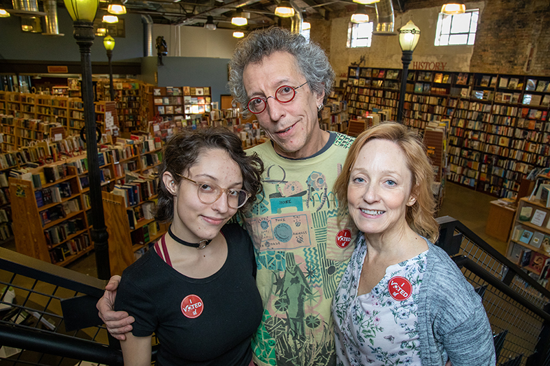 (L–R) Lila, Tony and Catherine Weller carry on the Weller Book Works legacy while in tandem modernizing and revolutionizing the business with each generation.