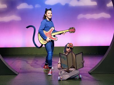 Jacob Weitlauf and Cameron Aragon in Pete the Cat.