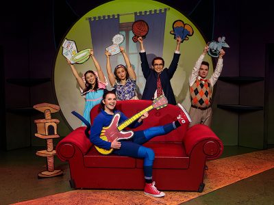 Cameron Aragon, Jacob Weitlauf, Shelby Andersen, Trayven Call and Joseph Paul Branca in Pete the Cat.