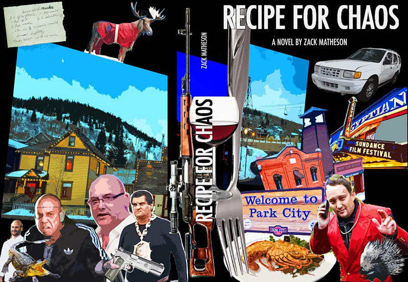Recipe for Chaos is Zack Matheson's fourth novel that features detective Lincoln Coulter as he investigates the murder of a celebrity chef.