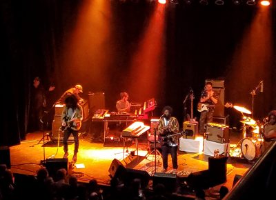 Michael Kiwanuka playing to a sold-out crowd in Salt Lake City.