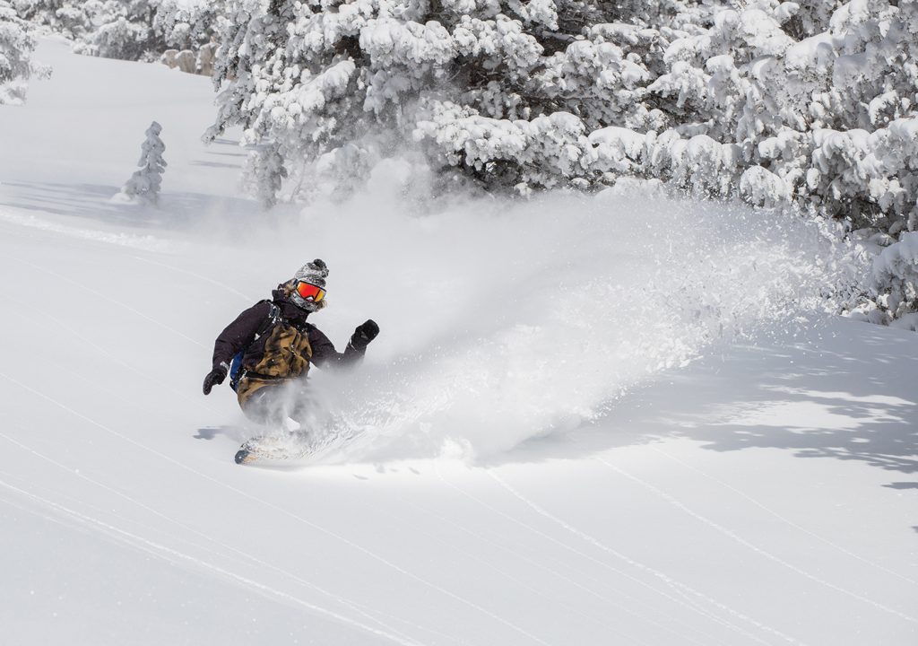 Amanda Hankison hits the slopes.