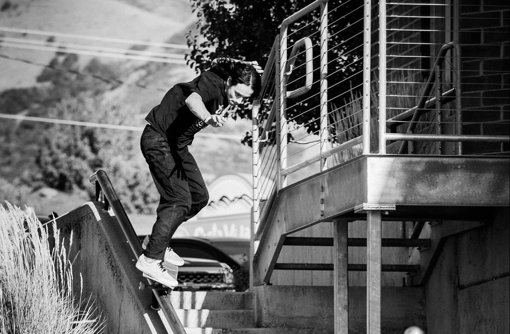 Mikey Martinez – Backside 50-50 – SLC, Utah