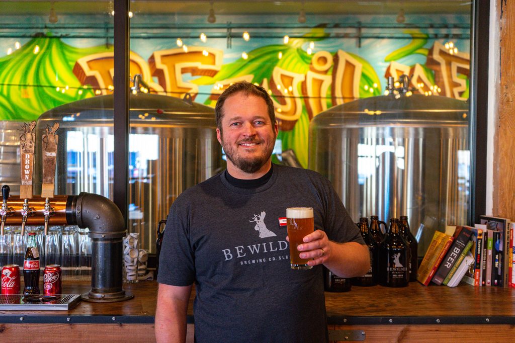 Bewilder Brewing Co-Founder Ross Metzger feels optimistic about the future of his freshly opened brewery.