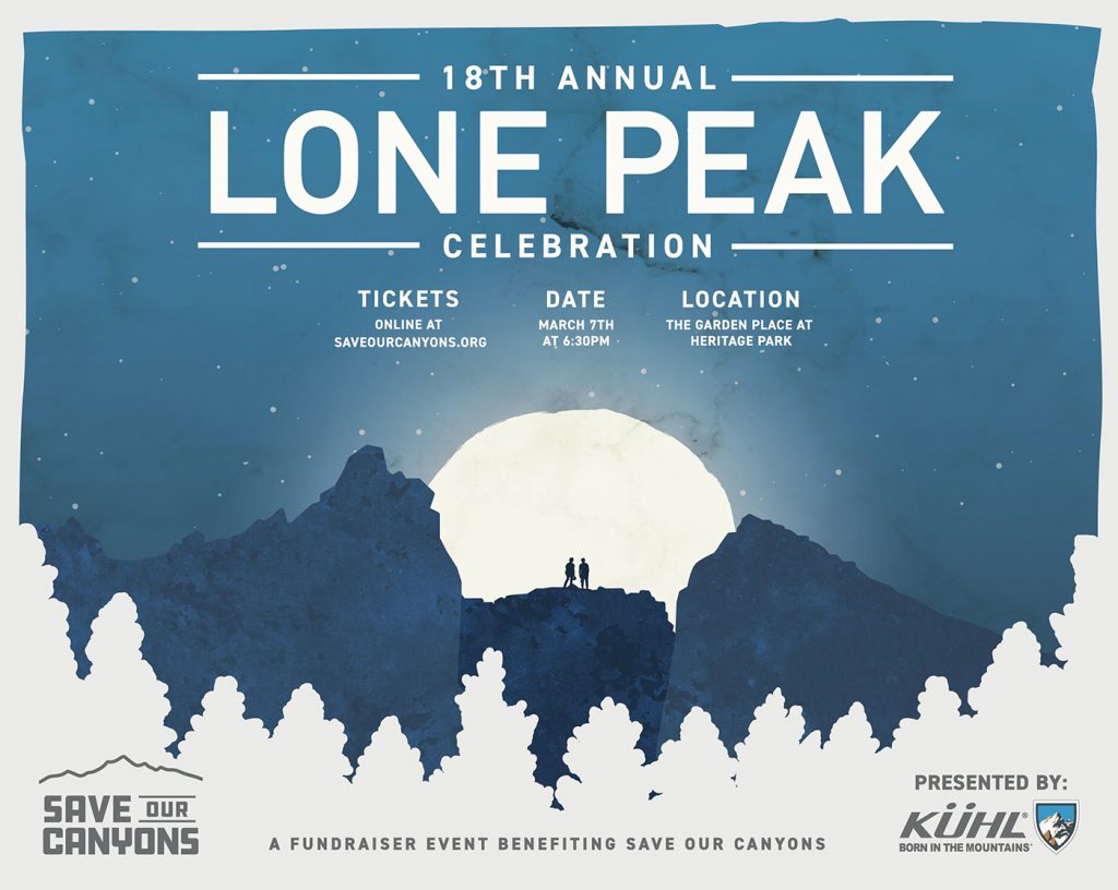 In 1978, wilderness in Utah was realized, and so was the organization’s annual fund-raising benefit: the Save Our Canyons Lone Peak Celebration.