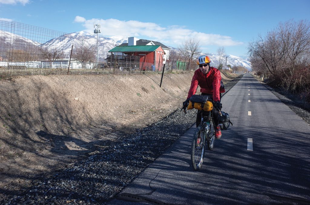 In June of 2018, a bicycle-path network from Provo to Ogden running over 100 miles, was finally completed with the construction of the Jordan River Bridge in Salt Lake City.